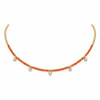 Collana Versari Donna in Argento C253-ARANCIO